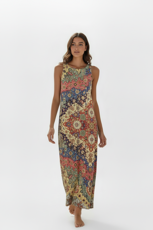 Vestido boho - pose natural